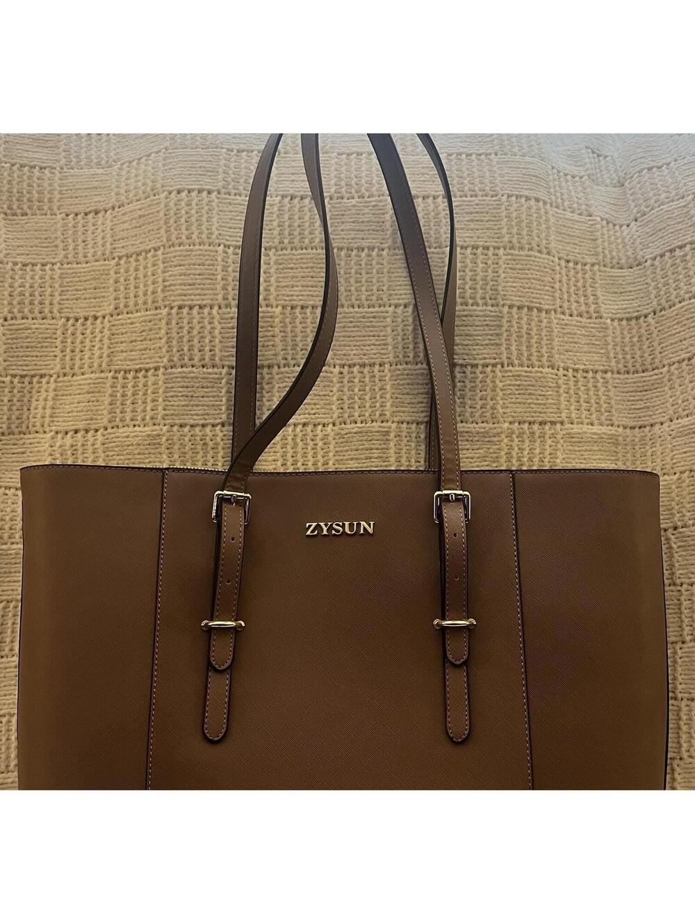 Zysun Fashion Design Laptop Tote Purse Adjust Strap Work School Bag - Picture 6 of 6